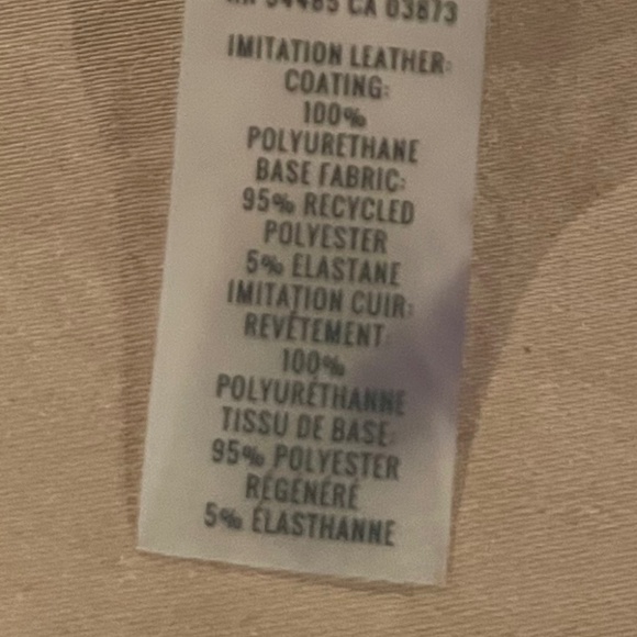 NWT Offline by Aerie Real Luxe Faux Leather Wide Leg Black Pants; Size S - Picture 7 of 8